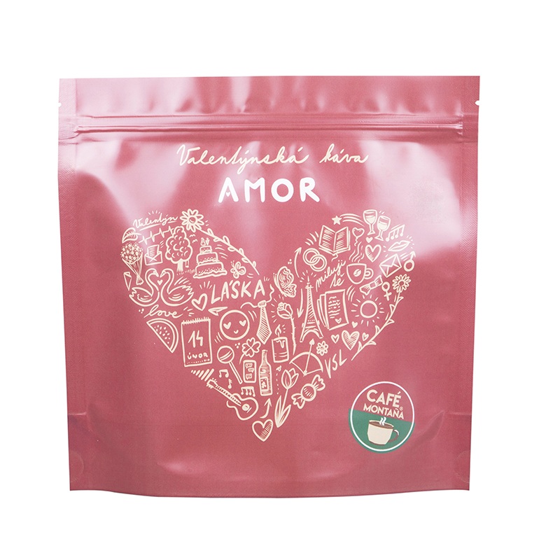 지퍼가 달린 커피백