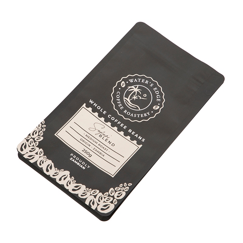 지퍼가 달린 커피 파우더 백