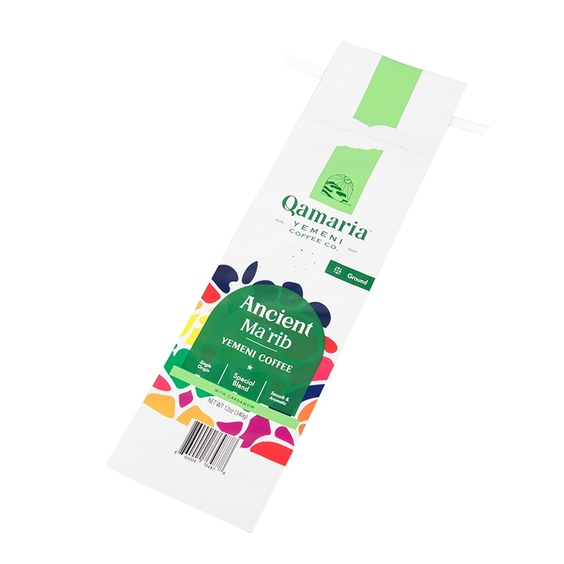 커피 파우더 쿼드 밀봉 백